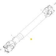 AZ9370311460 Вал карданный  SITRAK C7H L=1605 мм BILOS